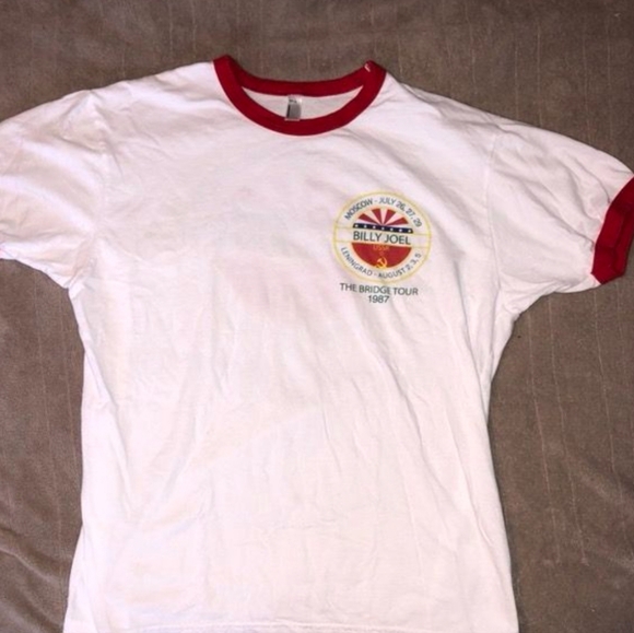 Other - Billy Joel Ringer T Moscow Concert. The Bridge Tour. Aize 100 %presrunk Small